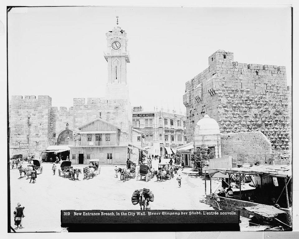 Jaffa Gate, Old City, ~1900
