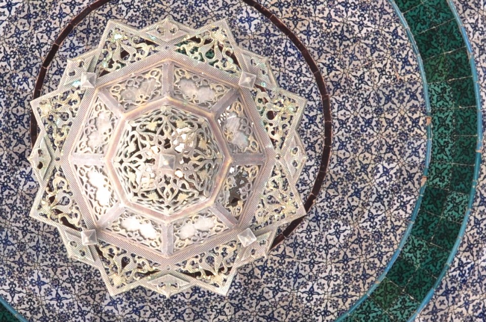 Closeup of Hanging lantern