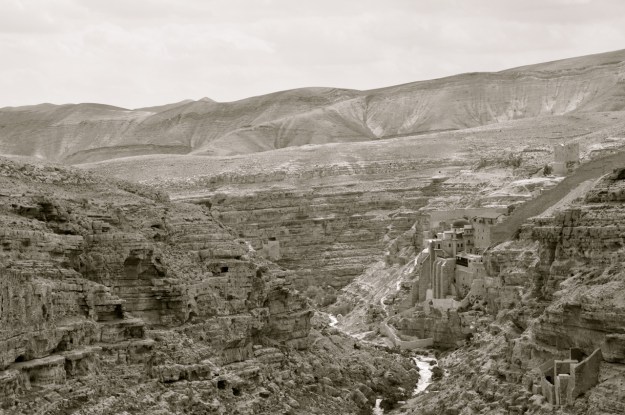 Mar-Saba-Kidron-B&W