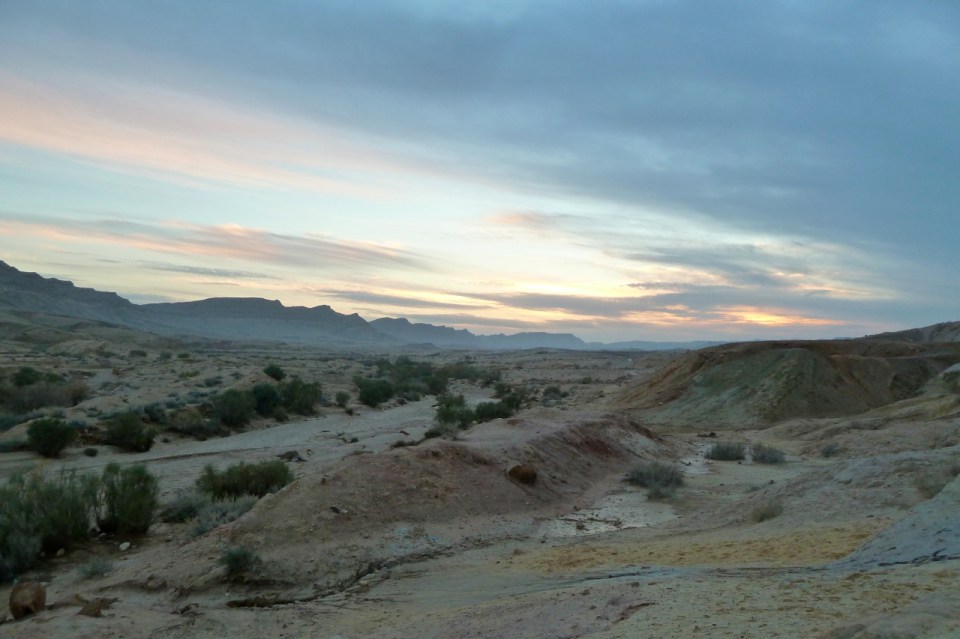 Makhtesh landscape