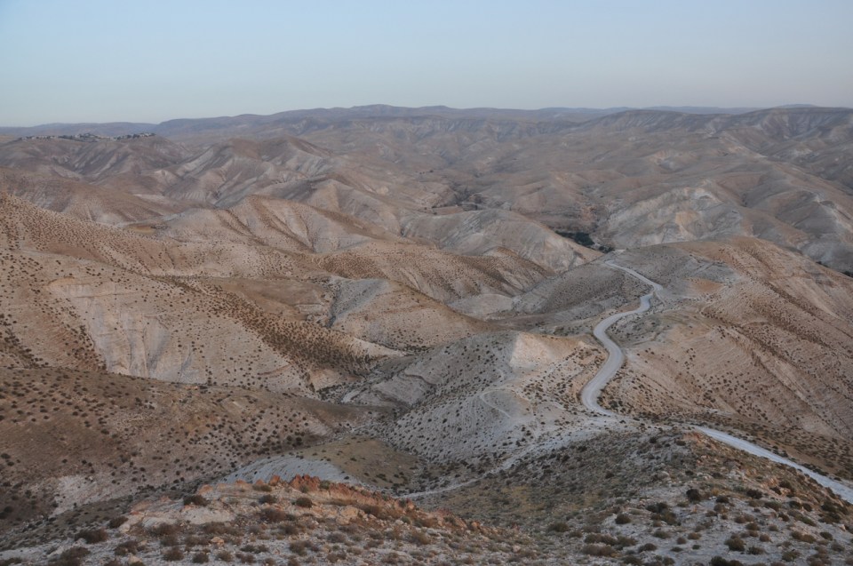 Overlook of Wadi Qelt ISO 250 18mm f/8 1/60 sec.