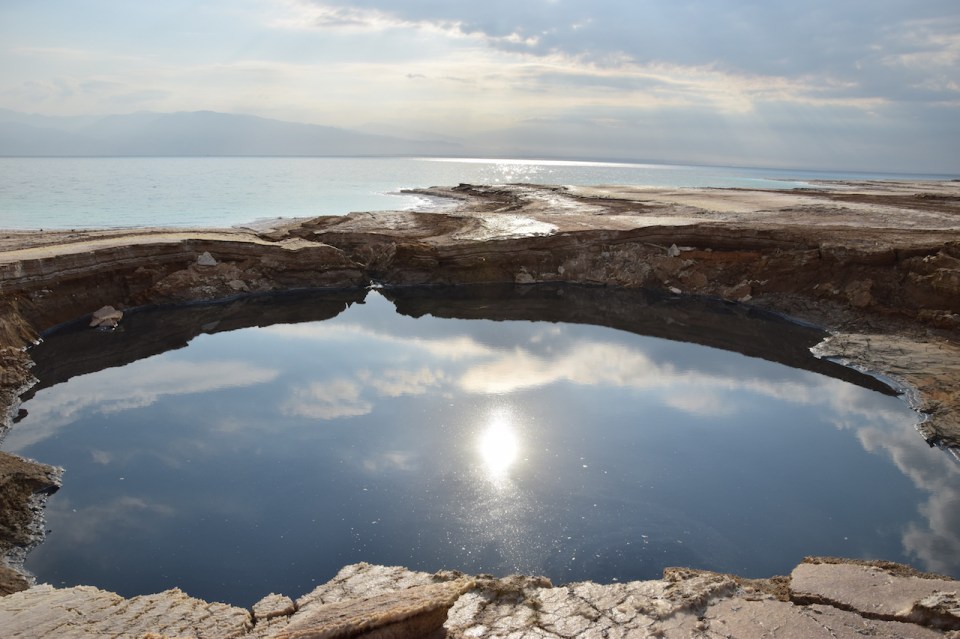 Reflection in sinkhole