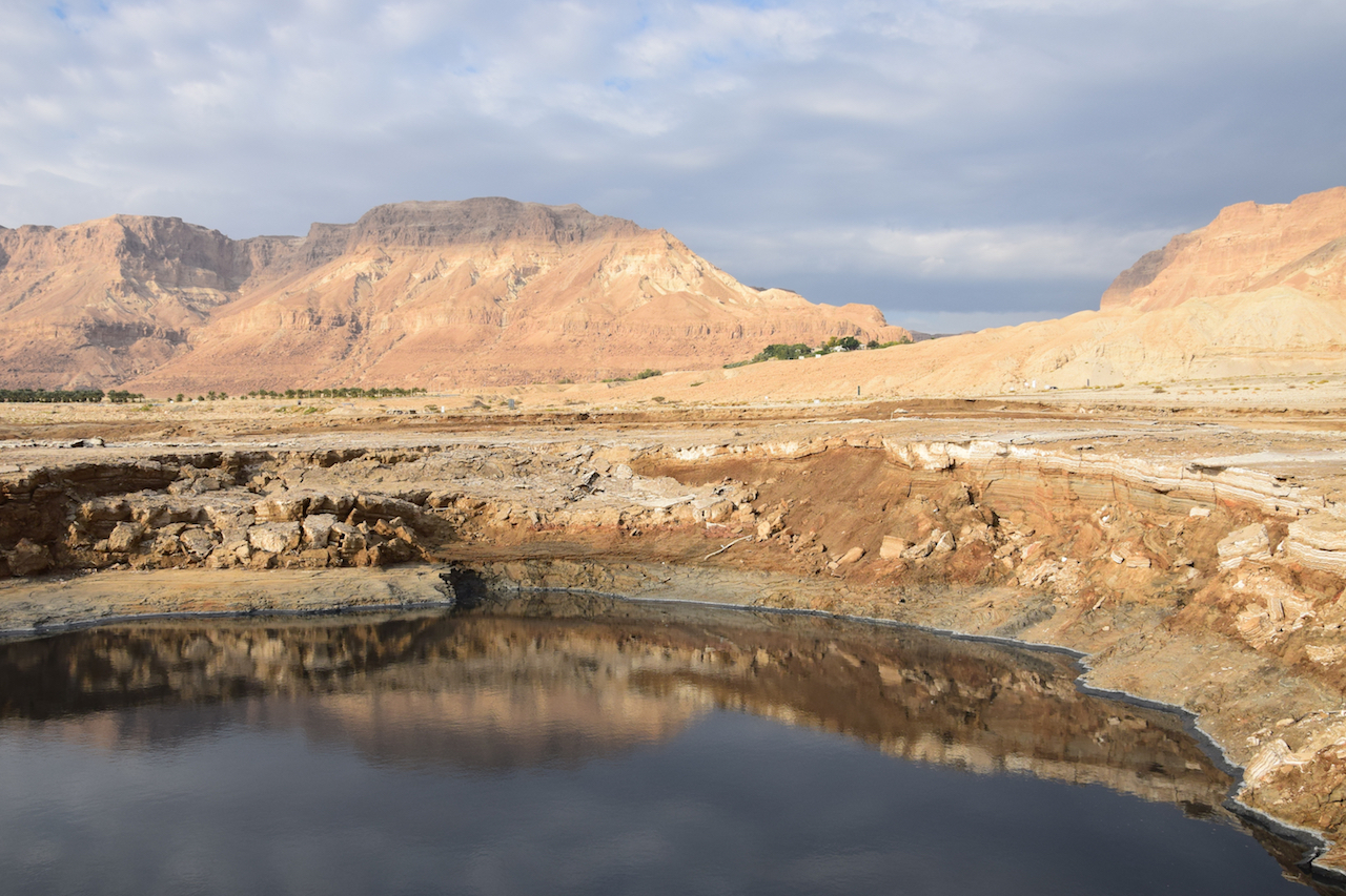 En Gedi mountain reflection